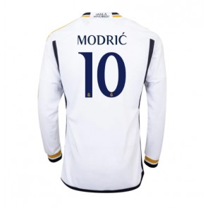 Maillot de foot Real Madrid Luka Modric #10 Domicile 2023-24 Manche Longue